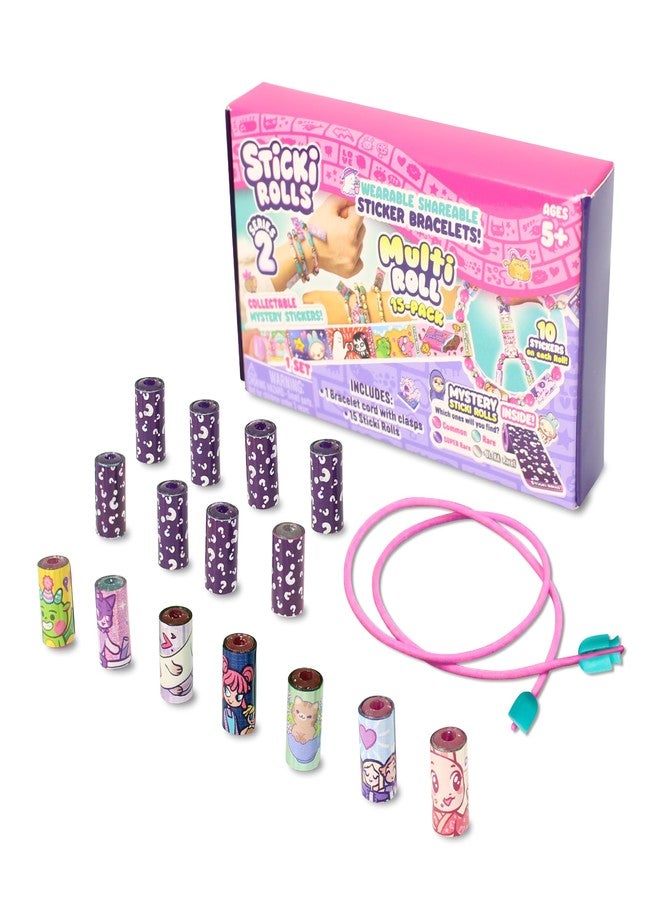 Sky Castle حزمة جمع رولز متعددة من STICKI | الملصقات القابلة للارتداء والمشاركة الأصلية | تشمل 150 ملصق صغير | أكثر من 1000 تصميم ملصق لاكتشافه وجمعه! (السلسلة 2) - Image 1