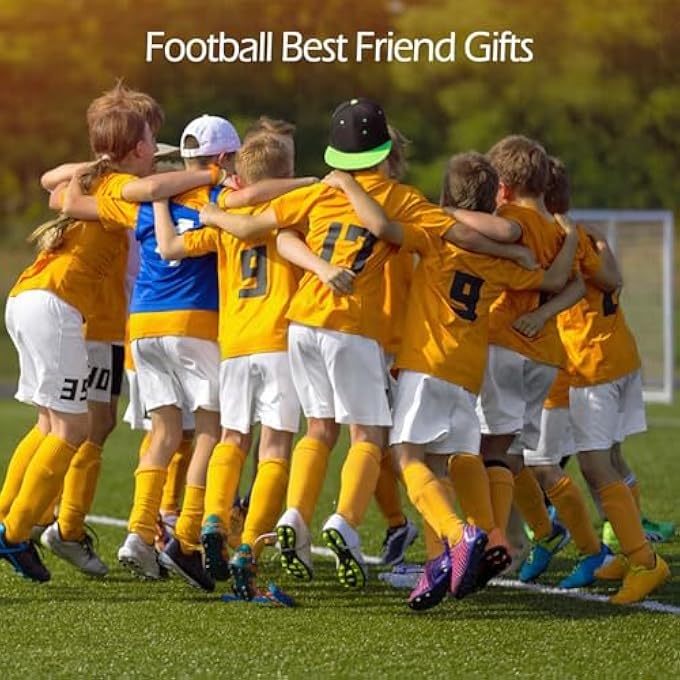 rayihni 2 Pcs Friendship Soccer Bracelets, Adjustable Bff Bracelets For Kids, Best Friend Gifts For Boys Girls, Personalized Football Gifts For Teens, Birthday, Christmas, Sports Lovers - Image 5