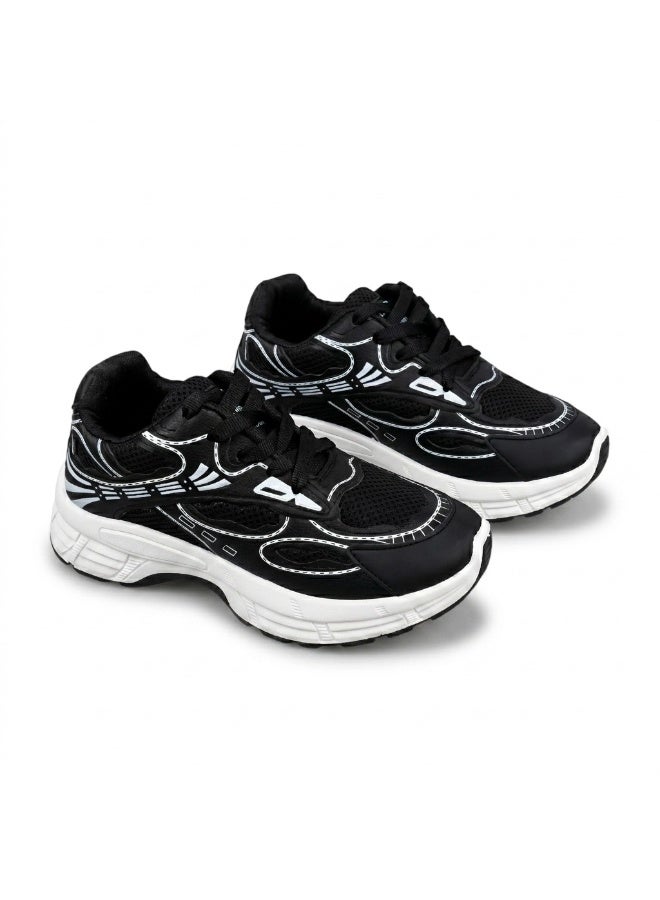 Vbranda A luxurious, eye-catching, and stylish sneaker-L-18-BLACK - Image 1