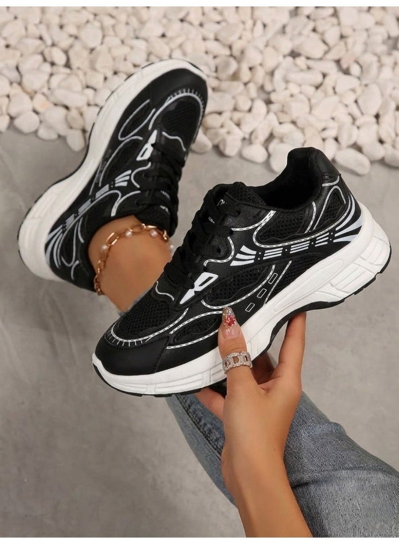 Vbranda A luxurious, eye-catching, and stylish sneaker-L-18-BLACK - Image 3