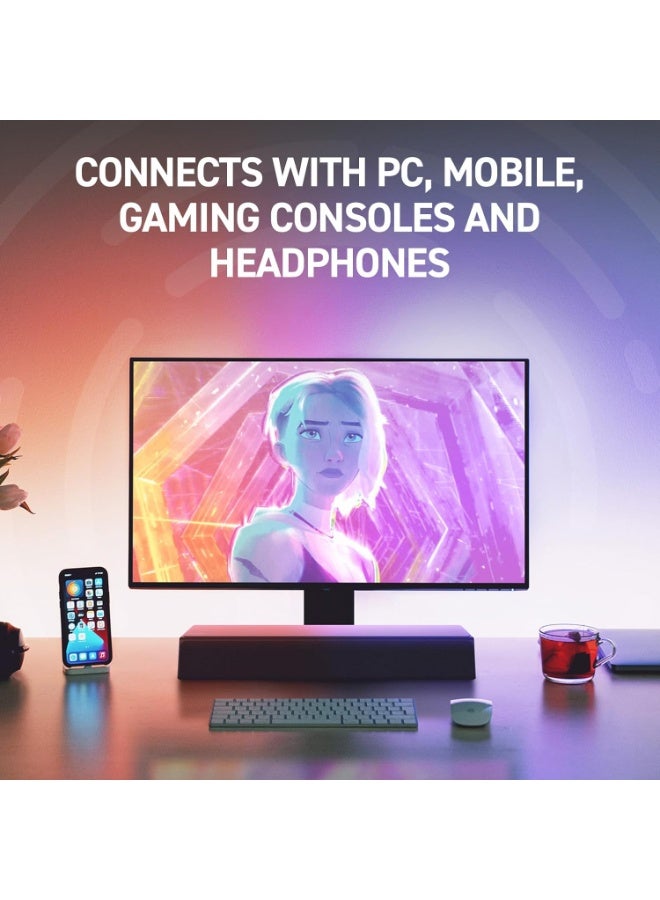 CREATIVE Stage SE mini Compact Under-monitor Soundbar with Bluetooth 5.3, USB Digital Audio, For PC and mobile  - Image 3