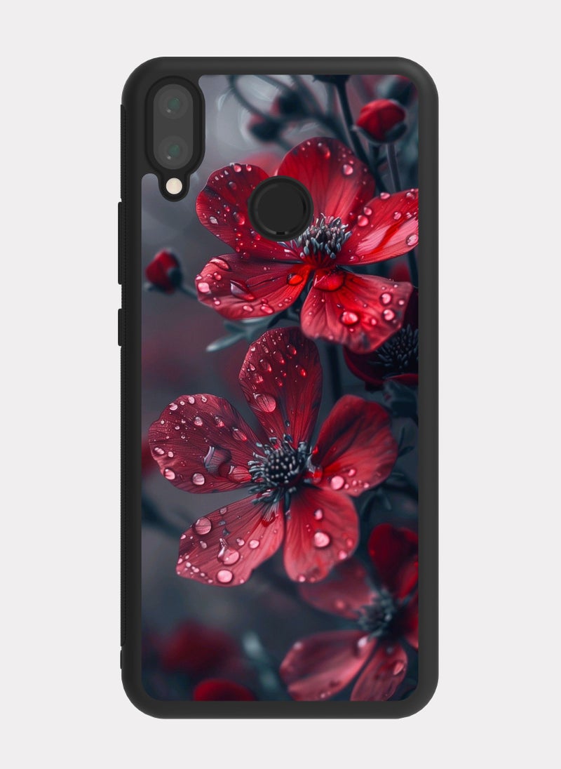 PXLAAT Huawei Nova 3i case cover Flowers - Image 1