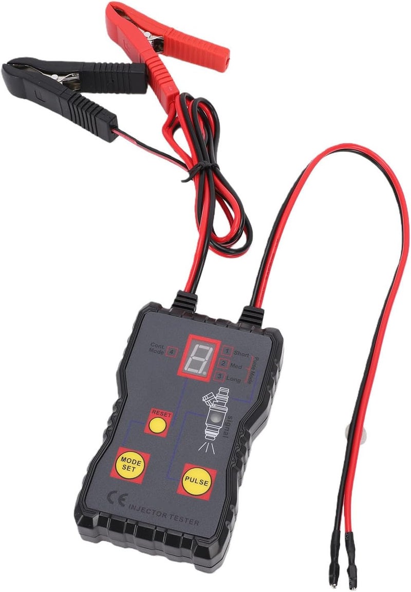 Fuel Injector Tester and Cleaner Tool Kit, 12V Car Fuel Injector Cleaner Tool Kit, 4 Pulse Modes, Short Circuit Guard, DIY Cleaning for Gasoline Vehicles - Image 4