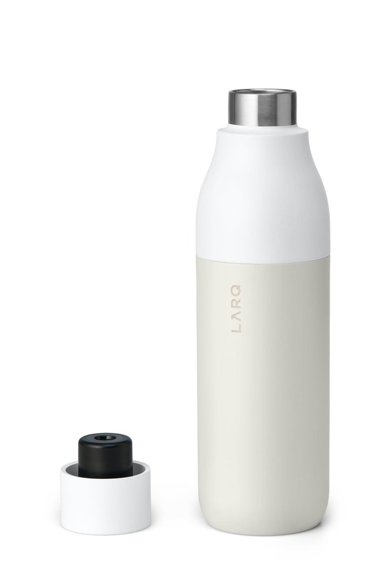 LARQ Bottle PureVis 25 oz - Self-Cleaning and Insulated Stainless Steel Water Bottle with UV Water Purifier and Award-winning Design | Reusable & Travel Friendly, Obsidian Black - Image 3