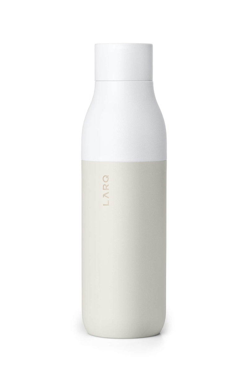 LARQ Bottle PureVis 25 oz - Self-Cleaning and Insulated Stainless Steel Water Bottle with UV Water Purifier and Award-winning Design | Reusable & Travel Friendly, Obsidian Black - Image 1