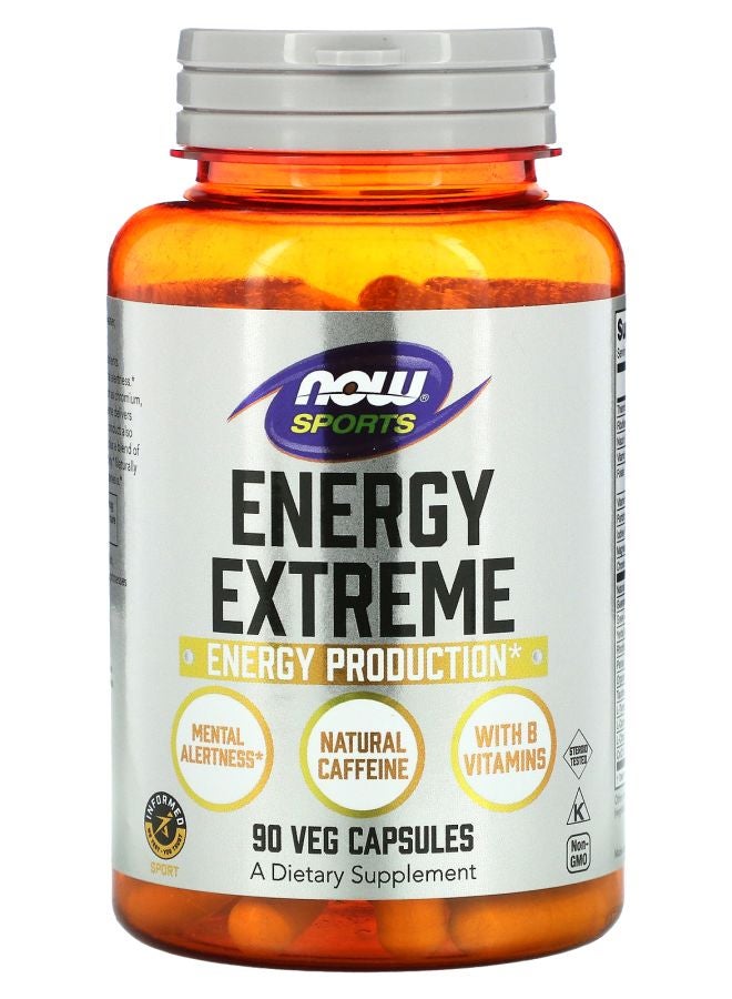 now Sports Energy Extreme 90 Veg Capsules