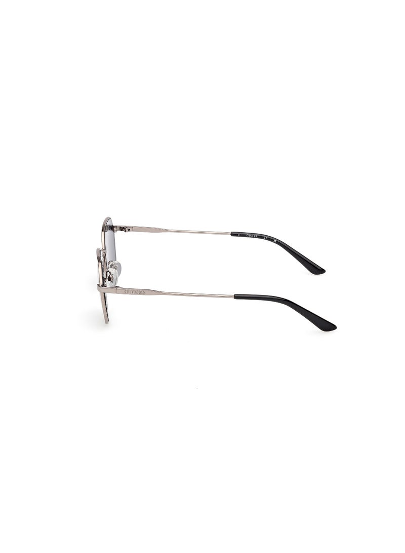 GUESS FULL RIM TEEN GIRL ASYMMETRICAL GREY METAL SUNGLASSES - Image 2