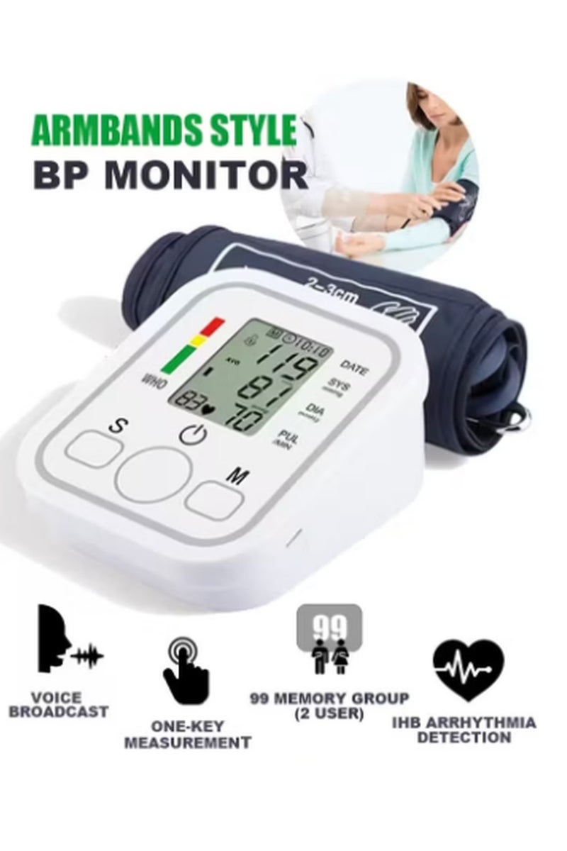 كيمايا جهاز قياس ضغط الدم الذكي الأوتوماتيكي، مع بث صوتي وقراءة سهلة، جهاز مثالي للعناية الصحية المنزلية - Image 1