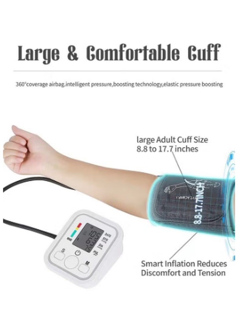 كيمايا جهاز قياس ضغط الدم الذكي الأوتوماتيكي، مع بث صوتي وقراءة سهلة، جهاز مثالي للعناية الصحية المنزلية - Image 3