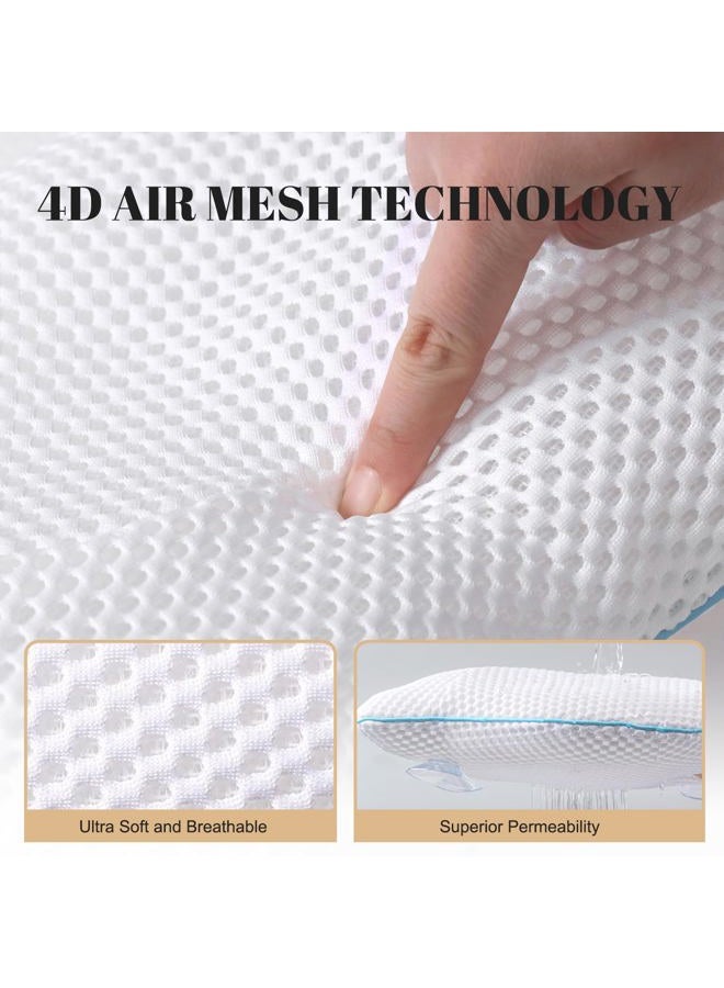 Idle Hippo Non Slip Bath Pillow, Luxury Spa Bathtub Head & Neck Rest Support, Permeable Quick Drying Air Mesh Tub Pillow with 4 Large Suction Cups, Fits Any Tubs, Soft and Relaxing - Image 4