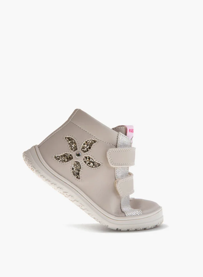 Pablosky Girls' Ankle Boots with Hook and Loop Closure - 445635