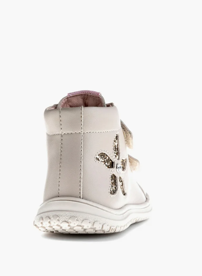 Pablosky Girls' Ankle Boots with Hook and Loop Closure - 445635