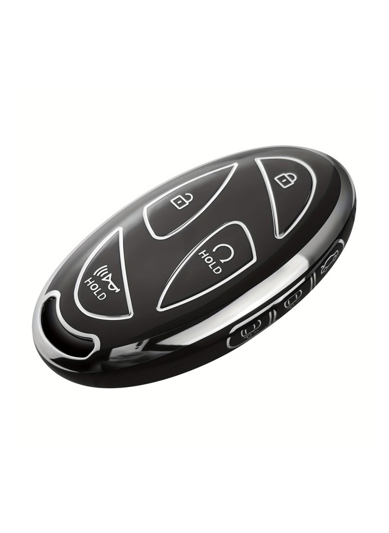 Service Zone Soft TPU 360 Degree Car Key Protection Case for HYUNDAI Ioniq 6 Grandeur GN7 KONA 2023 2024 Smart Key Protection Shell 5/7Buttons  - Image 1