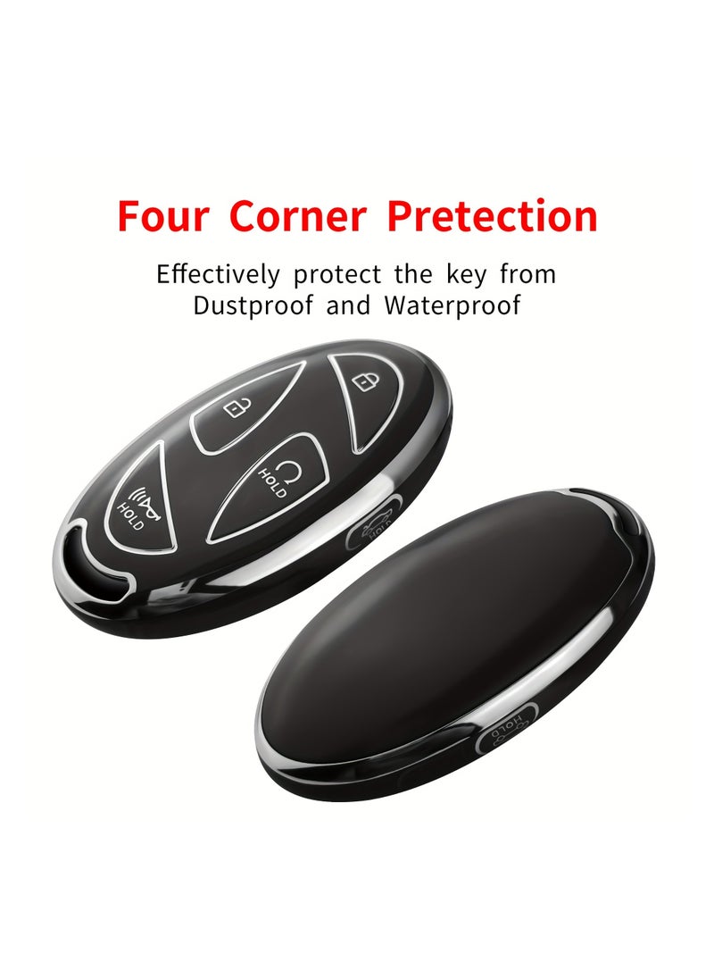 Service Zone Soft TPU 360 Degree Car Key Protection Case for HYUNDAI Ioniq 6 Grandeur GN7 KONA 2023 2024 Smart Key Protection Shell 5/7Buttons  - Image 3