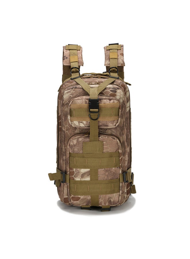 Outdoor Sports Bag Hiking Backpack 3p Tactical Rucksack Equipment For Camping Trekking Enthusiasts-Color:Army Green-Capacity:20-35L - Image 2