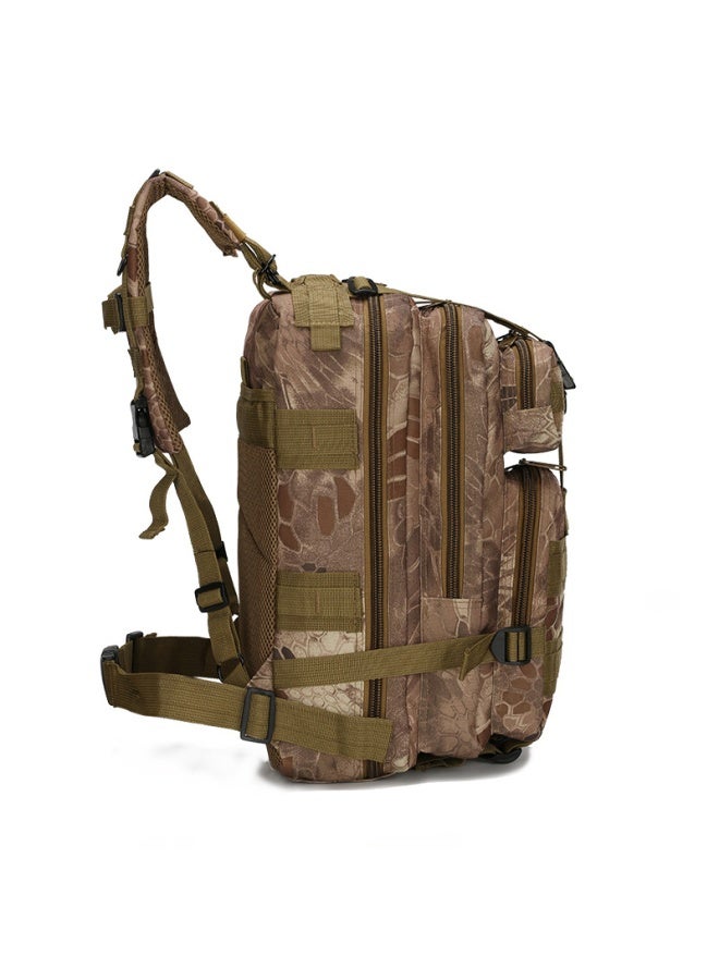 Outdoor Sports Bag Hiking Backpack 3p Tactical Rucksack Equipment For Camping Trekking Enthusiasts-Color:Army Green-Capacity:20-35L - Image 4