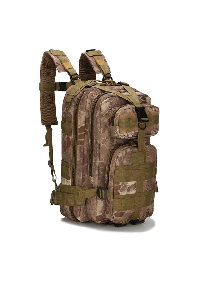 Outdoor Sports Bag Hiking Backpack 3p Tactical Rucksack Equipment For Camping Trekking Enthusiasts-Color:Army Green-Capacity:20-35L - Image 3