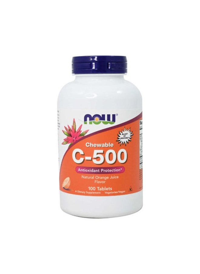 Chewable C-500 Antioxidant Protection Natural Orange Juice Flavor 100 Tablet - pzsku/Z98CB353C8E5ED5785348Z/45/_/1657861441/fb804cf5-75f2-410d-be1b-f659aca3b4b6