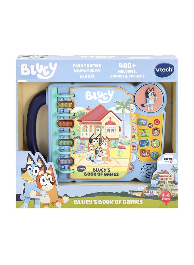 vtech كتاب ألعاب بلوى التفاعلي (أزرق) | لعبة تعليمية ذات 4 أوضاع تعليمية، 14 صفحة تفاعلية | هدية مثالية للأطفال من عمر 3 إلى 6 سنوات. - Image 4