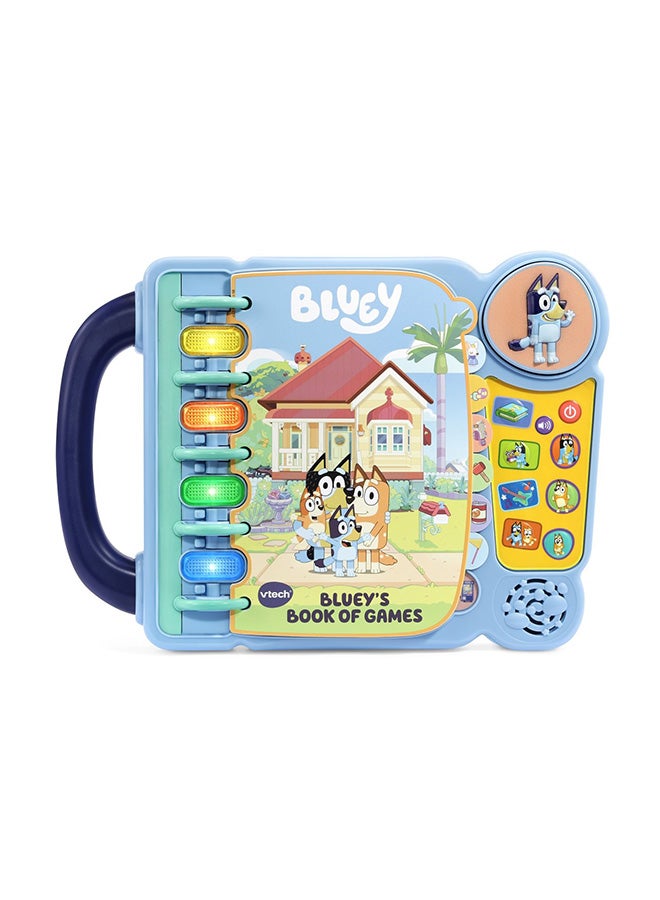 vtech كتاب ألعاب بلوى التفاعلي (أزرق) | لعبة تعليمية ذات 4 أوضاع تعليمية، 14 صفحة تفاعلية | هدية مثالية للأطفال من عمر 3 إلى 6 سنوات. - Image 2