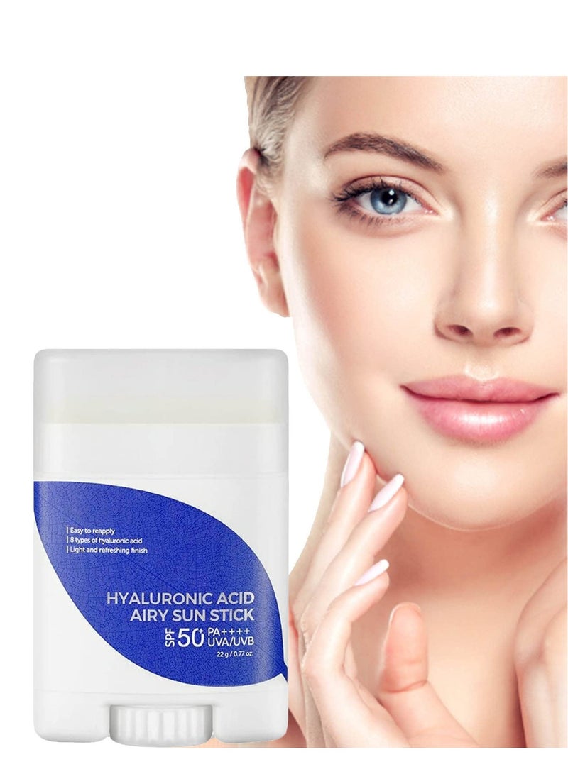 ايسنتري واقي شمس ستيك نسائي SPF50 – مثالي  لجميع أنواع البشره بحمض الهيالورونيك  22 جرام - Image 1