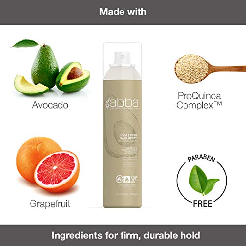 ABBA - Pure Style Firm Finish Hair Spray (Non Aerosol) - for Flexible Durable Hold, Frizz Control - 8 fl oz - Image 4