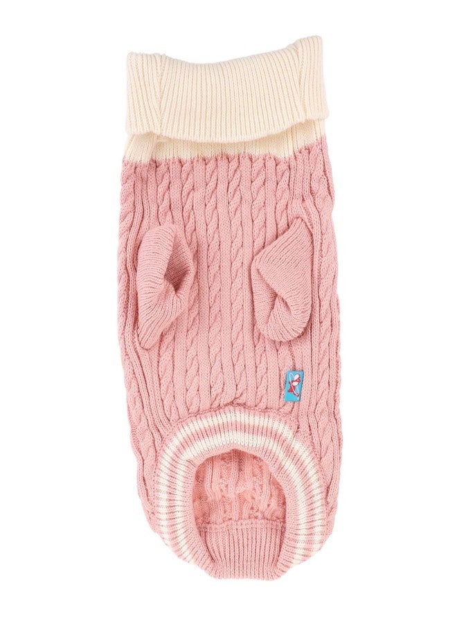 كنزة فيكاسكي للكلاب الأليفة بياقة عالية، ملابس دافئة لفصلي الخريف والشتاء للكلاب الصغيرة، قابلة للتمدد، تسمح بمرور الهواء، ناعمة ومريحة. - Image 1