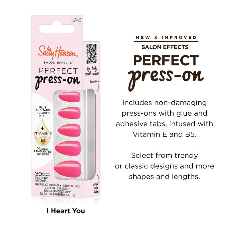 Sally Hansen Salon Effects Perfect Press-On Nails - 011 - I Heart you - Image 2