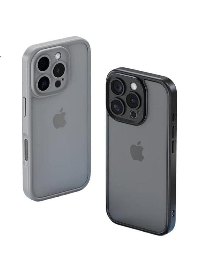 Rock Iphone 16 Case, Protective Cover For Apple 16, Skin-Like Feel, Full Camera Protection, Precision Cutouts, Skin-Friendly, Shockproof, Simple Silicone Soft Edge, Semi-Transparent, Non-Fingerprint, For Men And Women, Black - Image 2