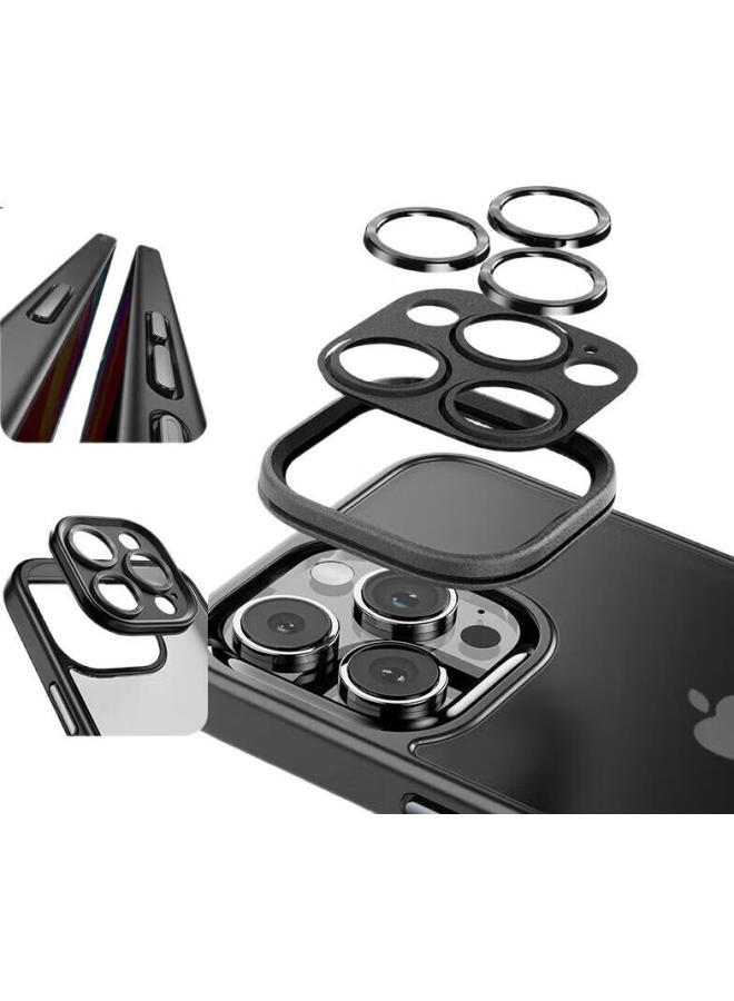 Rock Iphone 16 Case, Protective Cover For Apple 16, Skin-Like Feel, Full Camera Protection, Precision Cutouts, Skin-Friendly, Shockproof, Simple Silicone Soft Edge, Semi-Transparent, Non-Fingerprint, For Men And Women, Black - Image 1