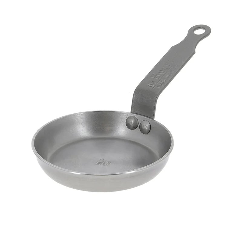 de Buyer MINERAL B Carbon Steel Egg & Pancake Pan - Naturally Nonstick - Made in France - Image 1