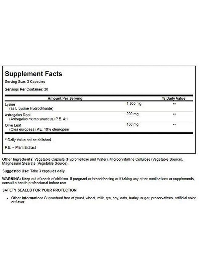 Quantum Super Immune Plus Lysine - 90 vegicaps,(Quantum Health)  - Image 2