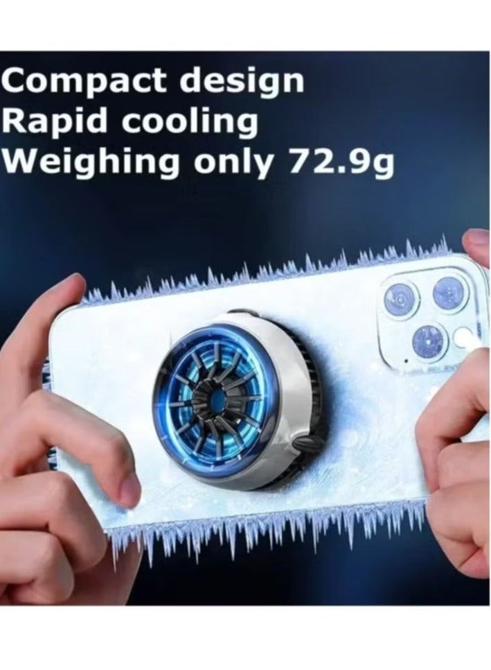 ELTRAZONE CX03 Phone Cooler with Wireless Charger | 2-in-1 Fast Cooling & Charging for iPhone & Android | Qi Wireless Charging Pad with Overheating Protection | Portable Gaming & Streaming Heat Sink - Image 4