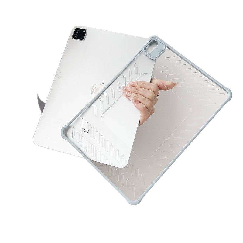 DGG Pink Transparent Clear Back iPad Case for iPad Pro 11 / iPad Mini - Image 2