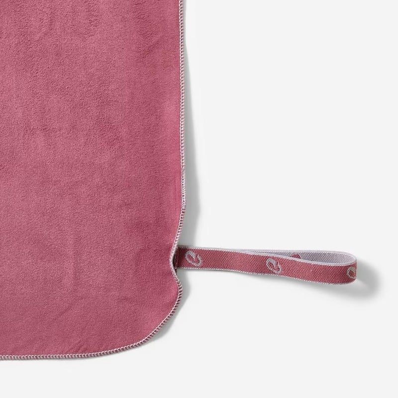 DECATHLON منشفة سباحة ميكروفايبر حجم L 80 x 130 سم (وردي مرجاني) - Image 4
