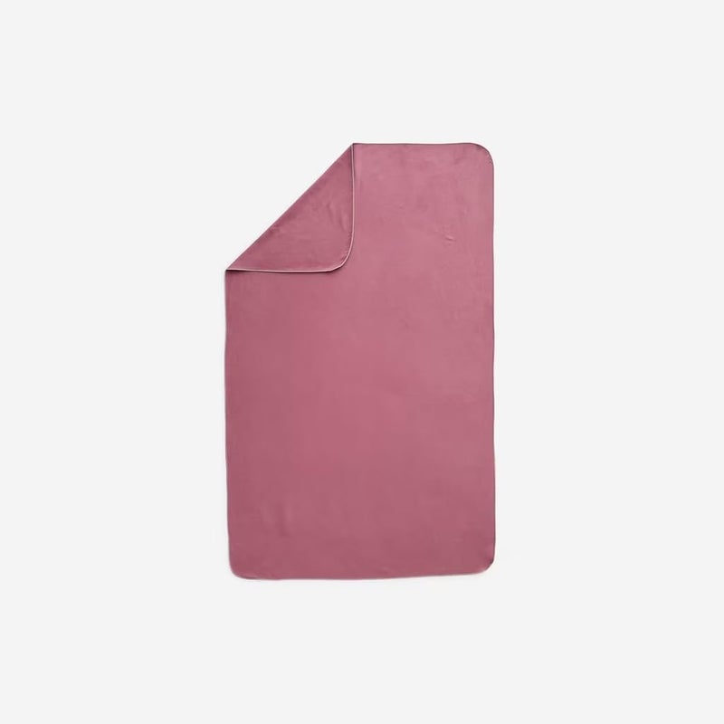 DECATHLON منشفة سباحة ميكروفايبر حجم L 80 x 130 سم (وردي مرجاني) - Image 3