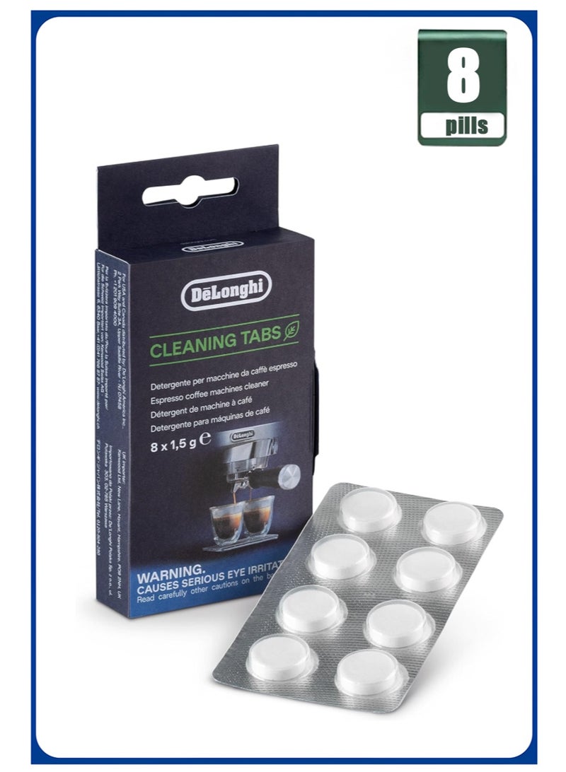 De'Longhi manual espresso machine brewing unit cleaning tablets (8 tablets) - Image 1