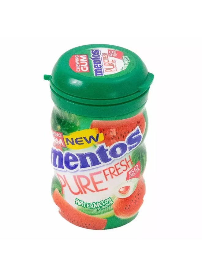 Mentos Pure Fresh Watermelon Flavour Chewing Gum - 50pcs - Image 2