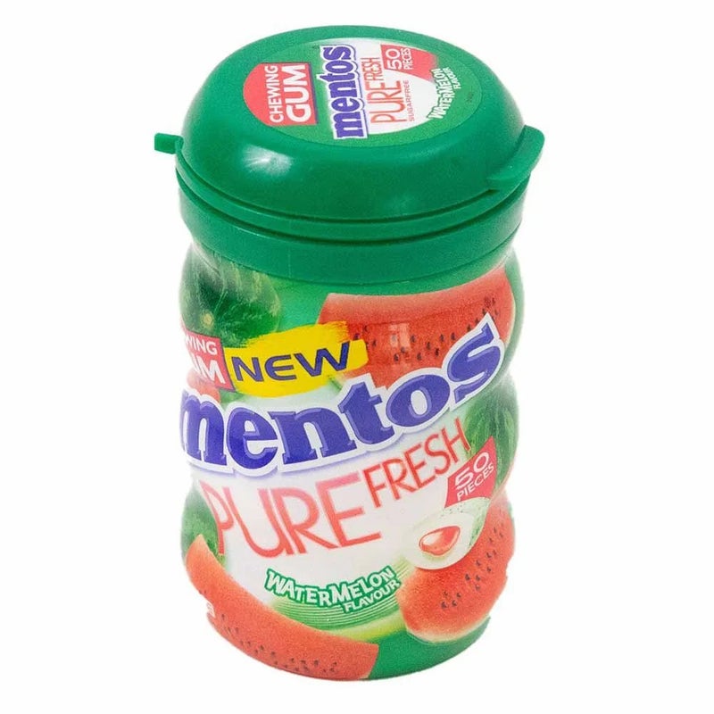 Mentos Pure Fresh Watermelon Flavour Chewing Gum - 50pcs - Image 1