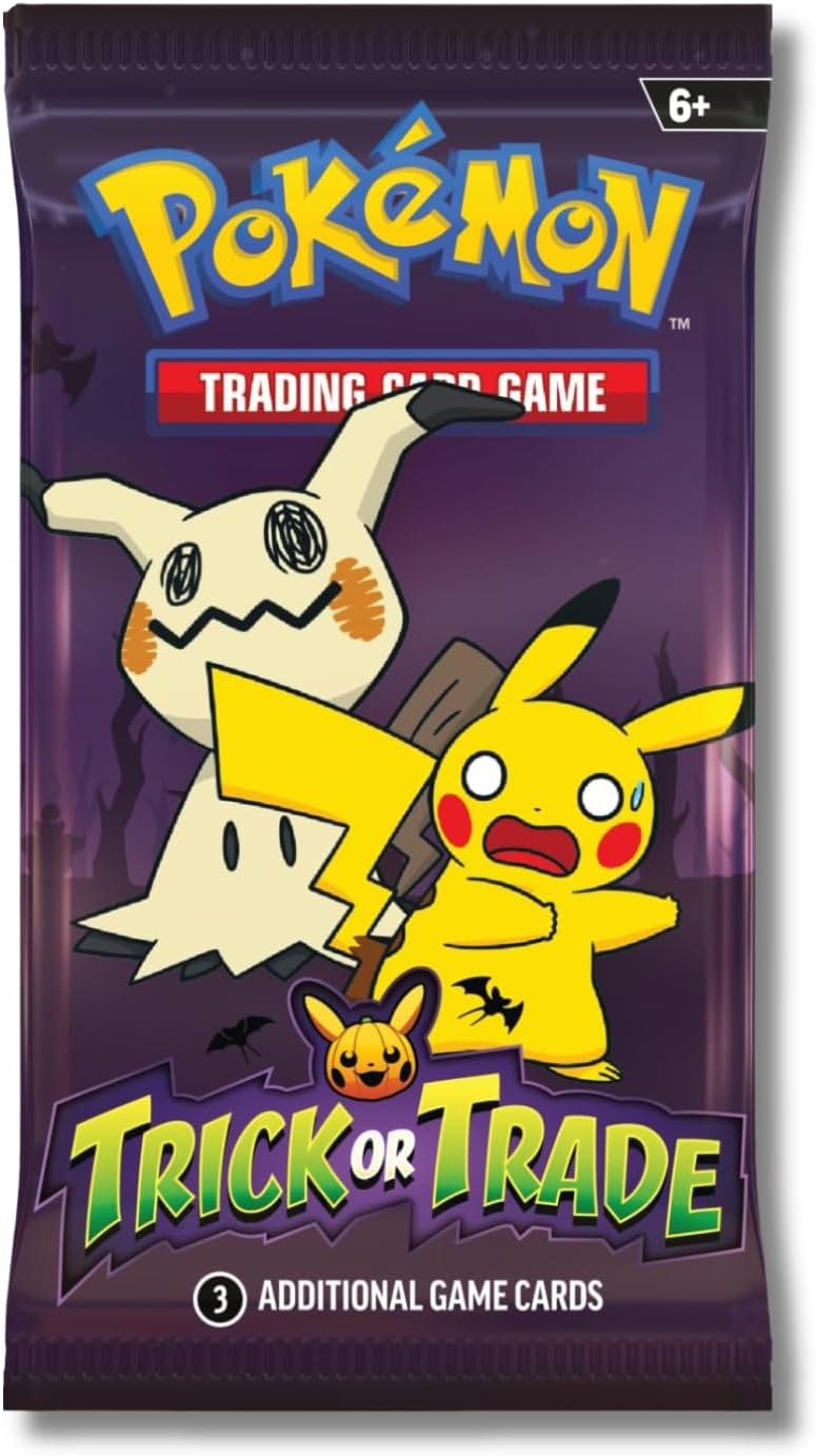 PokemonTCG: Trick or Trade 2023 - Mini Booster Pack with 3 Cards