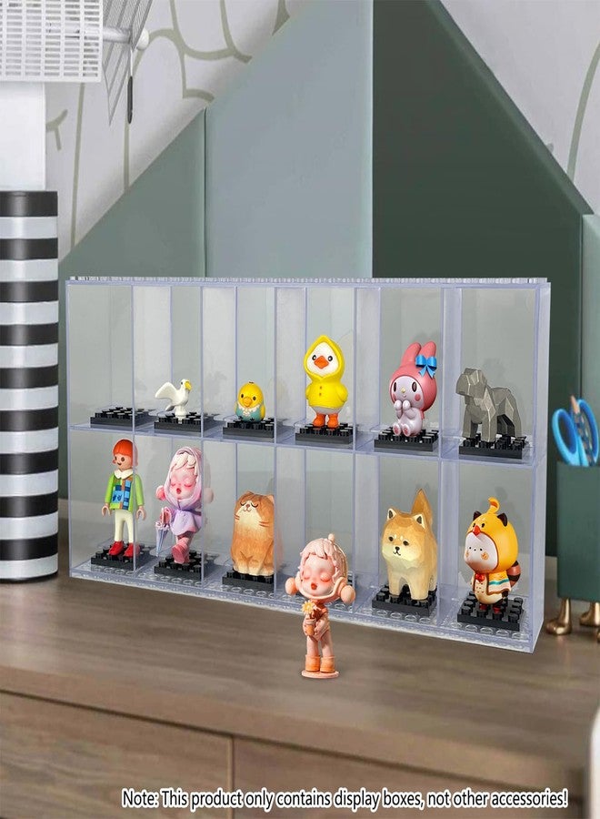 WMM Minifigures Display Case Acrylic Building Block Display Box, Stackable Storage Container for Lego Minifigure Mini-Figures Storage Case for Lego Lovers - Image 5
