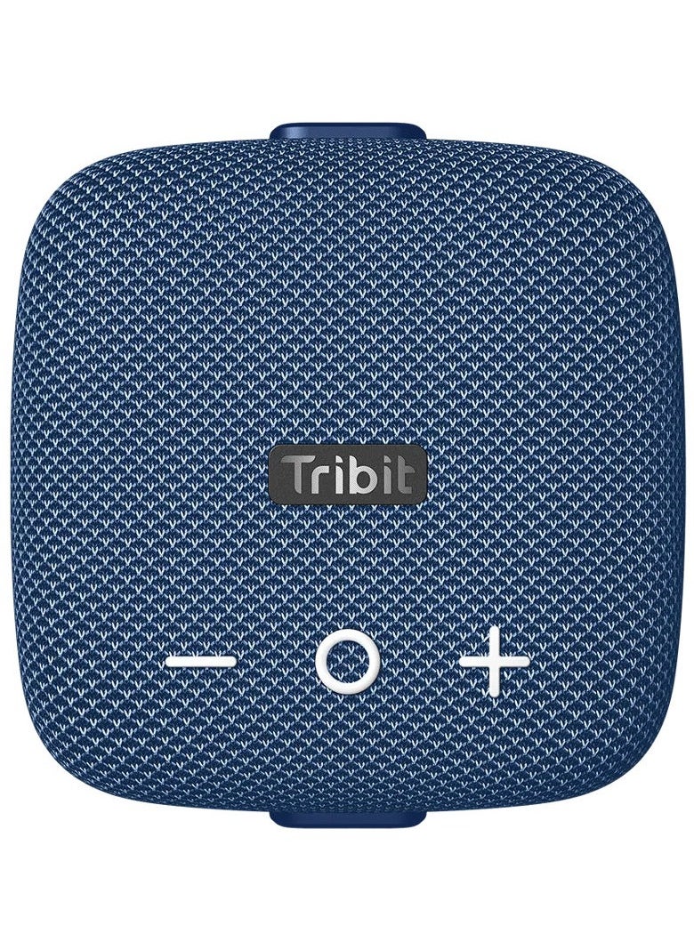 Tribit StormBox Micro 2 Portable Bluetooth Speaker: 90dB Loud Sound Deep Bass IP67 Waterproof Built-in Strap BT 5.3 Small Speaker, 12H Playtime for Outdoor/Camping/Biking, 120ft Bluetooth Range(Blue)