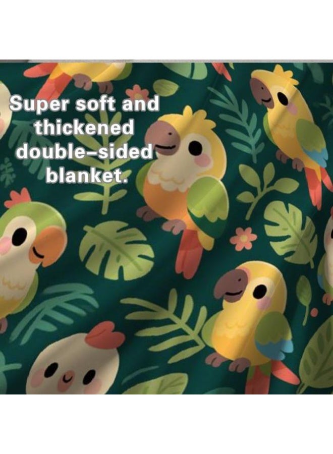 عام بطانية رقيقة من الفانيلا الكرتونية للأطفال والرضع (دافئة ومريحة، ومناسبة للنوم والألعاب) 70 سم * 100 سم - Image 4