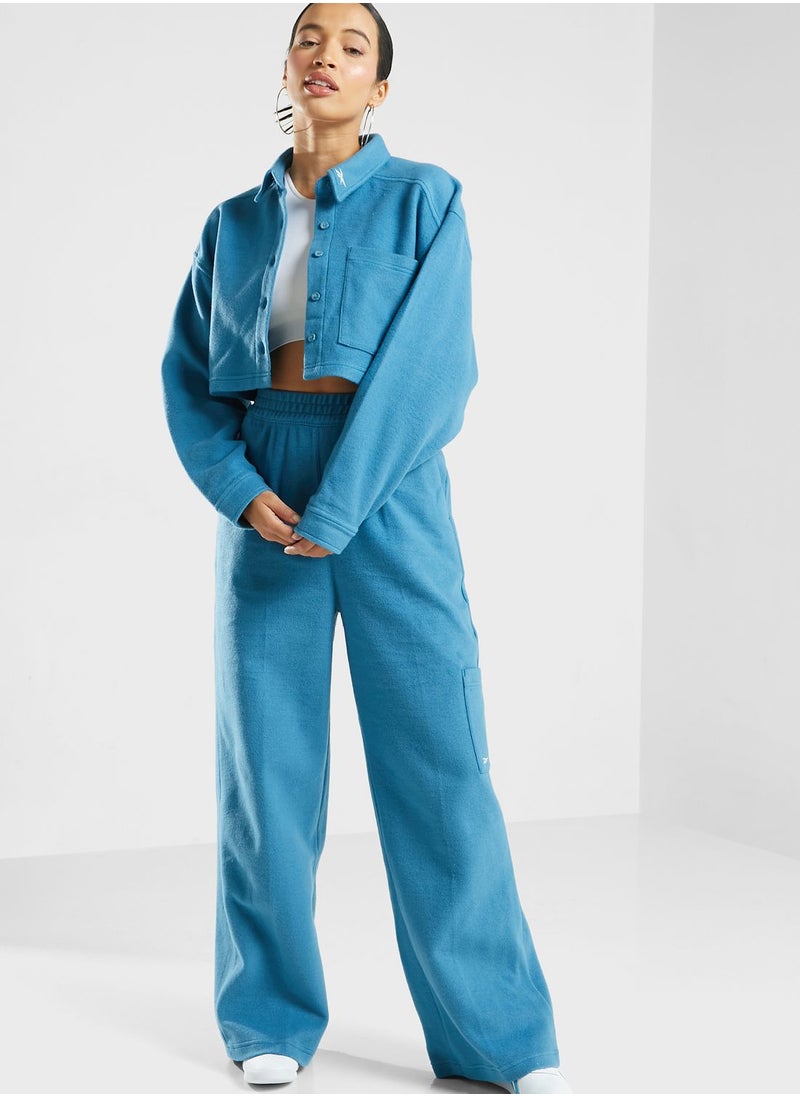 Reebok - Classics Fleece Wide Leg Pants - Image 1