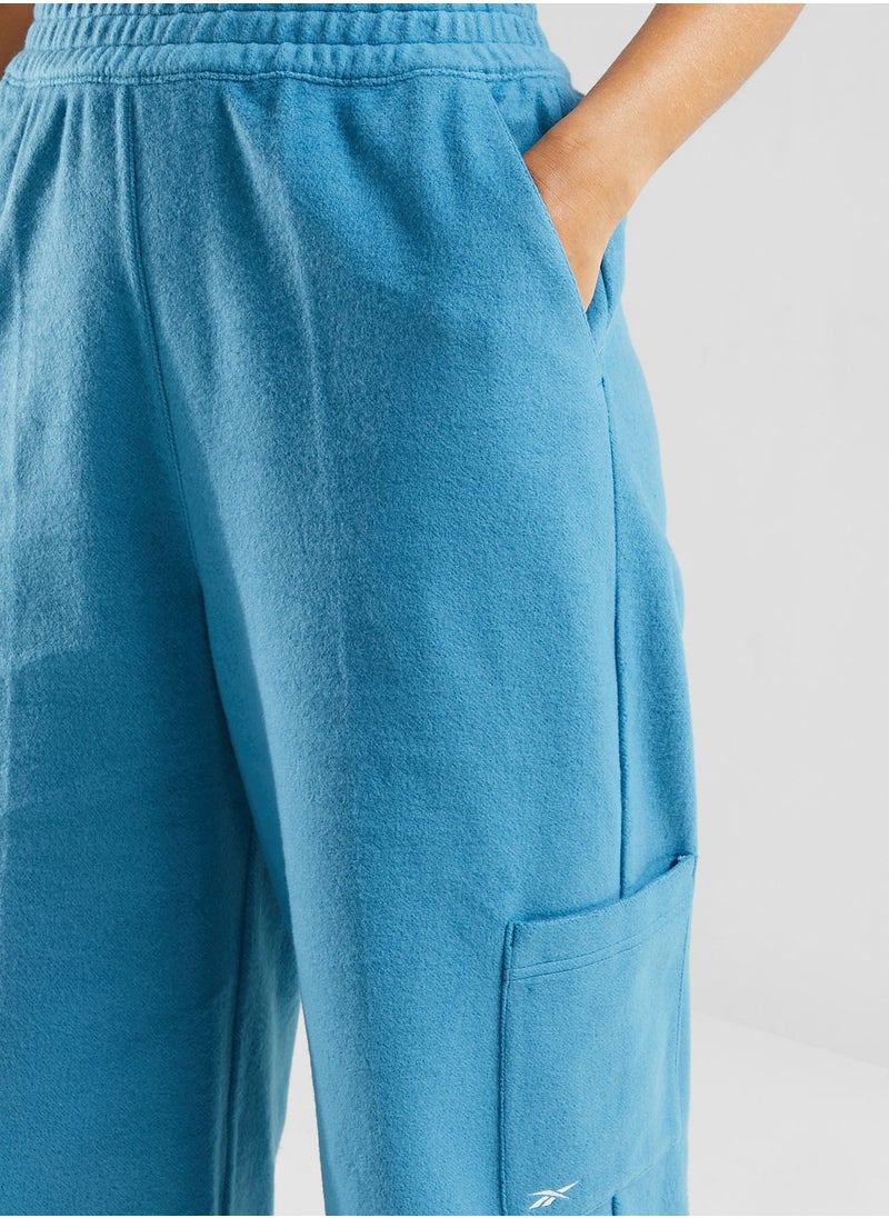 Reebok - Classics Fleece Wide Leg Pants - Image 1