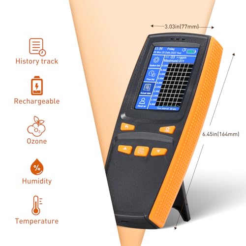 VISLONE Ozone Detector, O3 Air Quality Monitor, Gas Tester Meter Home Indoor Intelligent Sensor Pollution Monitor - Image 2
