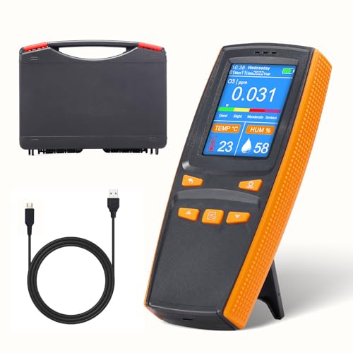VISLONE Ozone Detector, O3 Air Quality Monitor, Gas Tester Meter Home Indoor Intelligent Sensor Pollution Monitor - Image 1