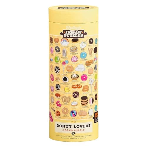 Ridley's Donut Lover's 1,000-Piece Jigsaw Puzzle – Donut Puzzle with Fun and Bright Illustration, Sturdy Storage Tube Included – Activity Puzzle – Makes a Great Gift - Image 5