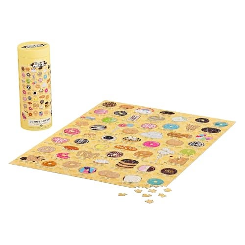 Ridley's Donut Lover's 1,000-Piece Jigsaw Puzzle – Donut Puzzle with Fun and Bright Illustration, Sturdy Storage Tube Included – Activity Puzzle – Makes a Great Gift - Image 4