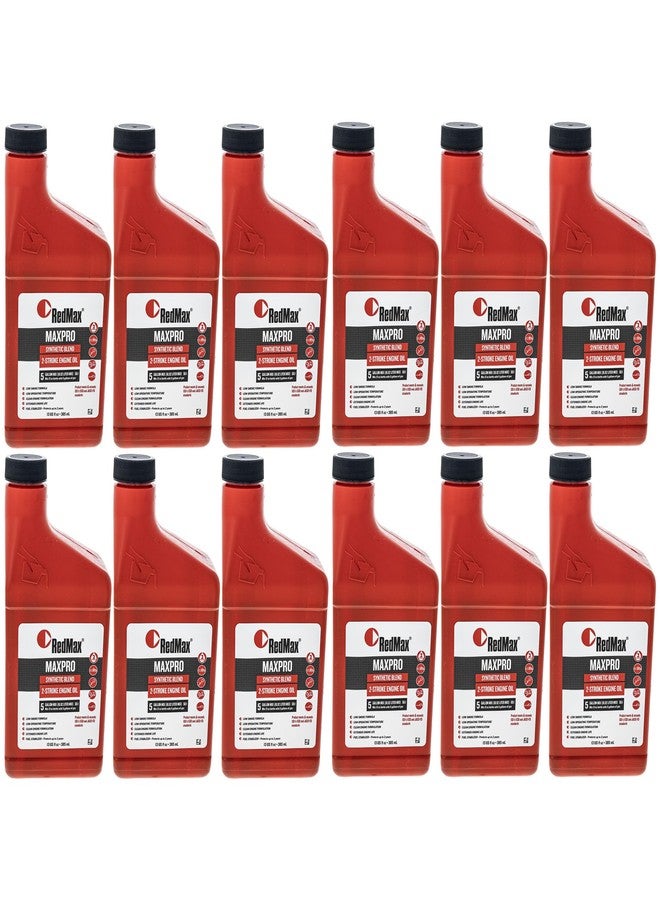 RedMax 580357204 OEM MaxLife 2-Cycle Oil 50:1, 5 gal Mix, 13 oz. Pack of 12 - Image 1